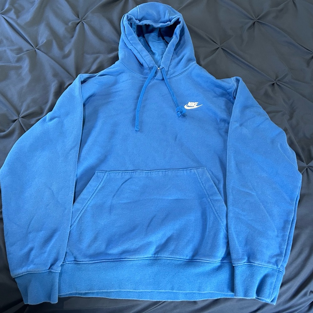 Nike Men's Vibrant Blue Hoodie